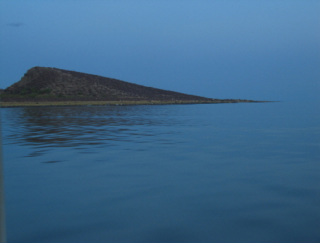 Abfahrt von Central Island Turkanasee